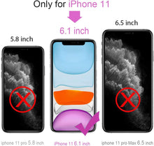 Load image into Gallery viewer, LOVE BEIDI iPhone 11 Waterproof Case 6.1 Screen Protector Underwater Shockproof Full-Body Dustproof Rugged Case for Aplle iPhone 11 (Purple Pink)