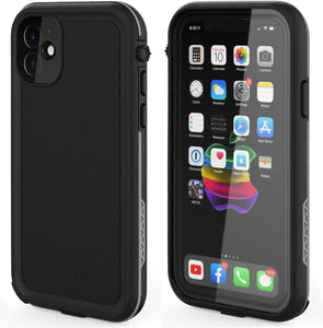 LOVE BEIDI iPhone 11 Waterproof Case 6.1 Screen Protector Underwater Shockproof Full-Body Dustproof Rugged Case for Aplle iPhone 11 (Black & Gray)