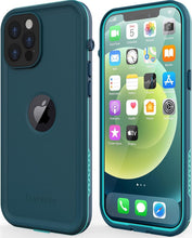 Load image into Gallery viewer, LOVE BEIDI Design for iPhone 12 Pro Max case Waterproof 6.7&#39;&#39;, Full Body Shockproof Phone Case for iPhone 12 Pro Max Case with Screen Protector, Dust Proof Cover for iPhone 12 Pro Max (Turquoise)