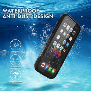 LOVE BEIDI iPhone 11 Waterproof Case 6.1 Screen Protector Underwater Shockproof Full-Body Dustproof Rugged Case for Aplle iPhone 11 (Black & Gray)