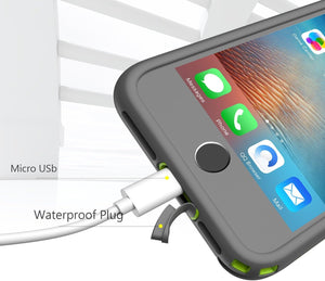 LOVE BEIDI iPhone 8 Plus & 7 Plus Waterproof Case - Underwater Snowproof Dirtproof Shockproof Cover